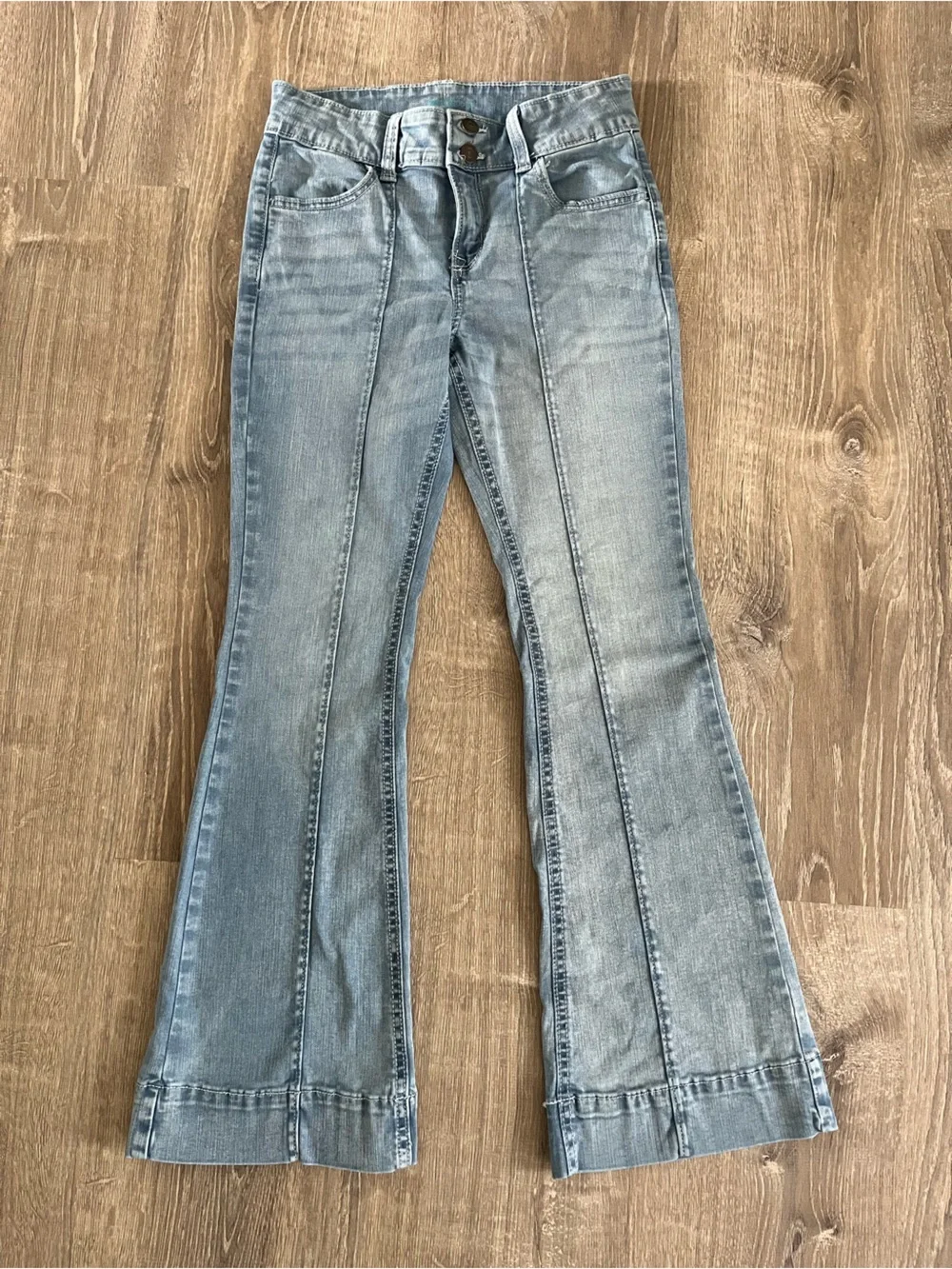 Light Blue Flared Jeans- Girls